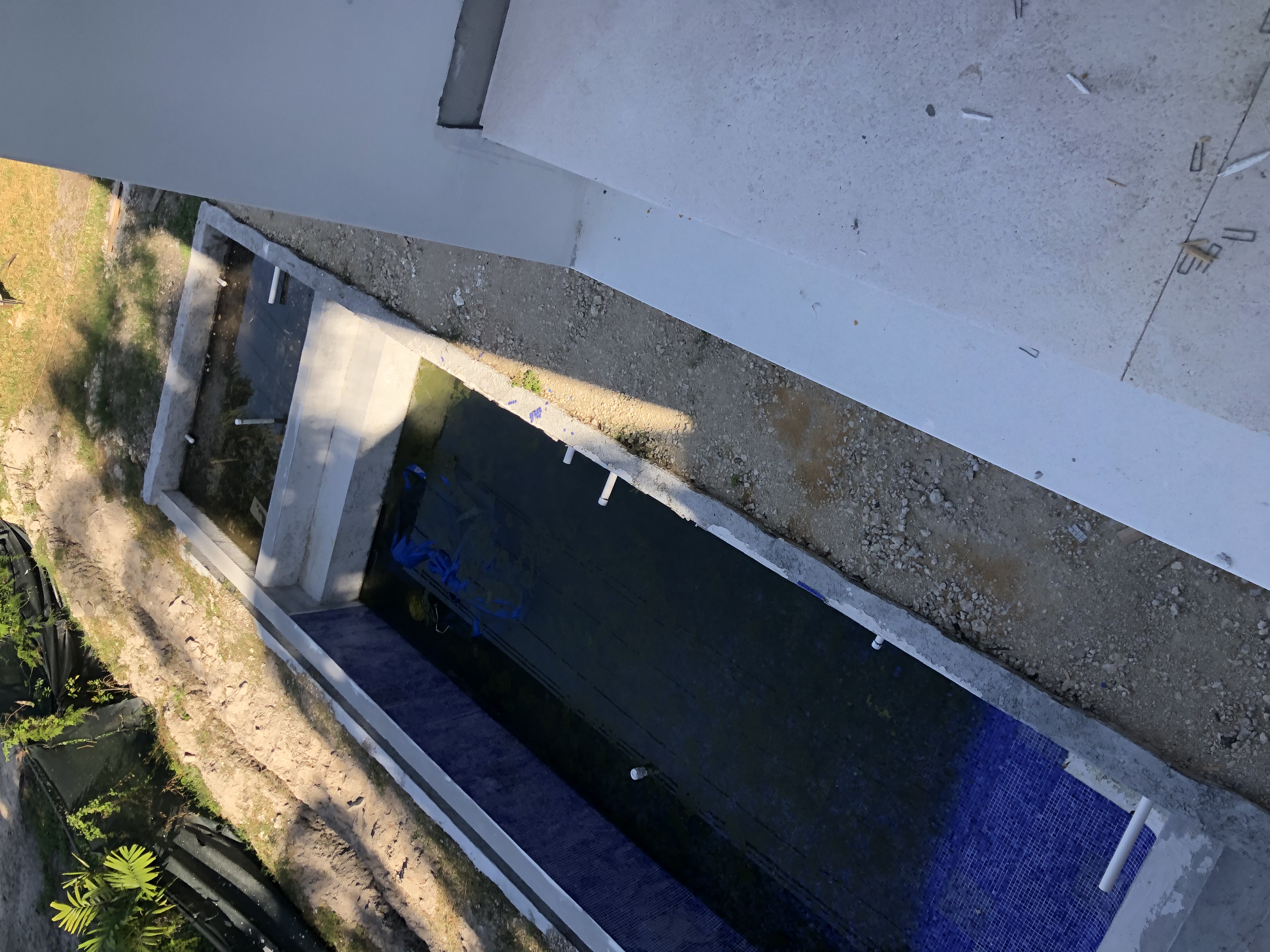Block walls with rebar