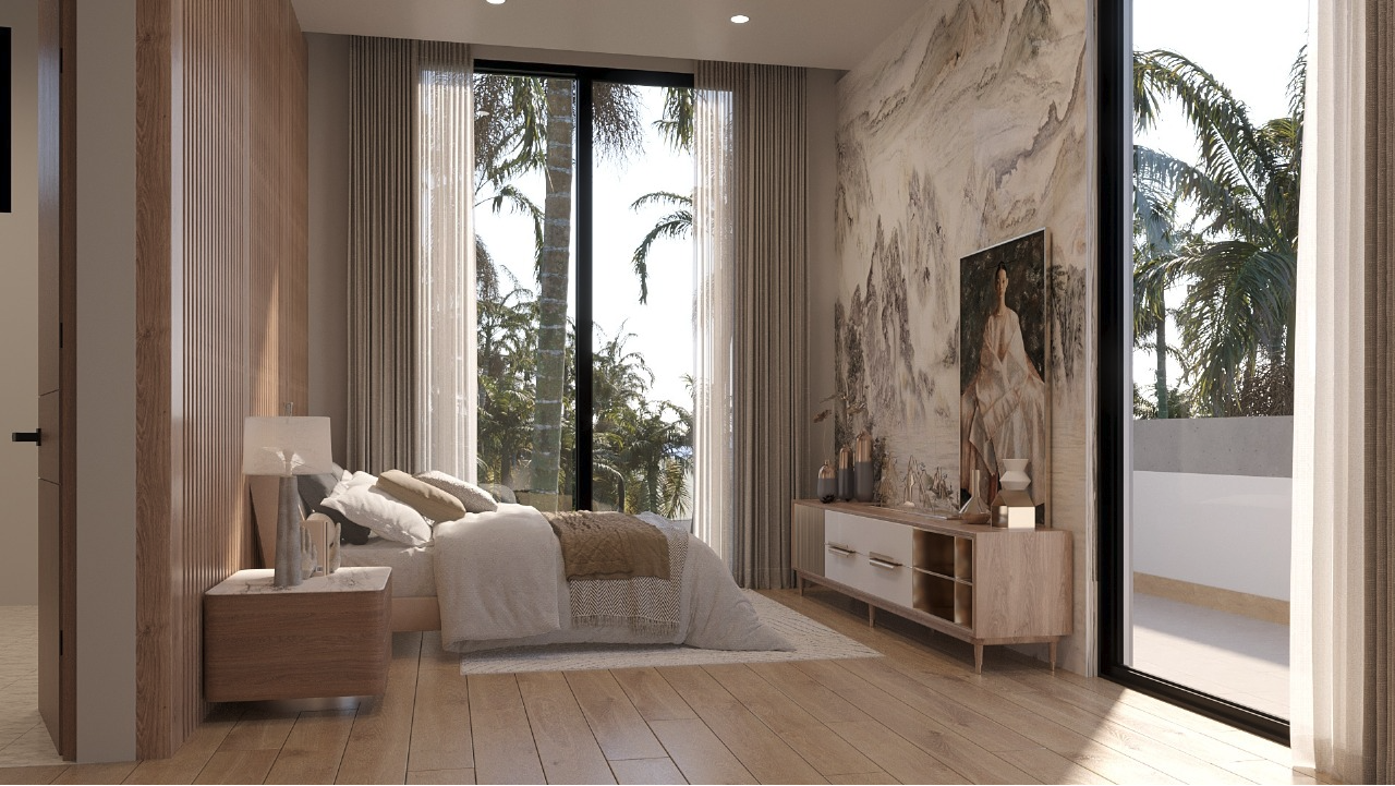 Rendering: bedroom